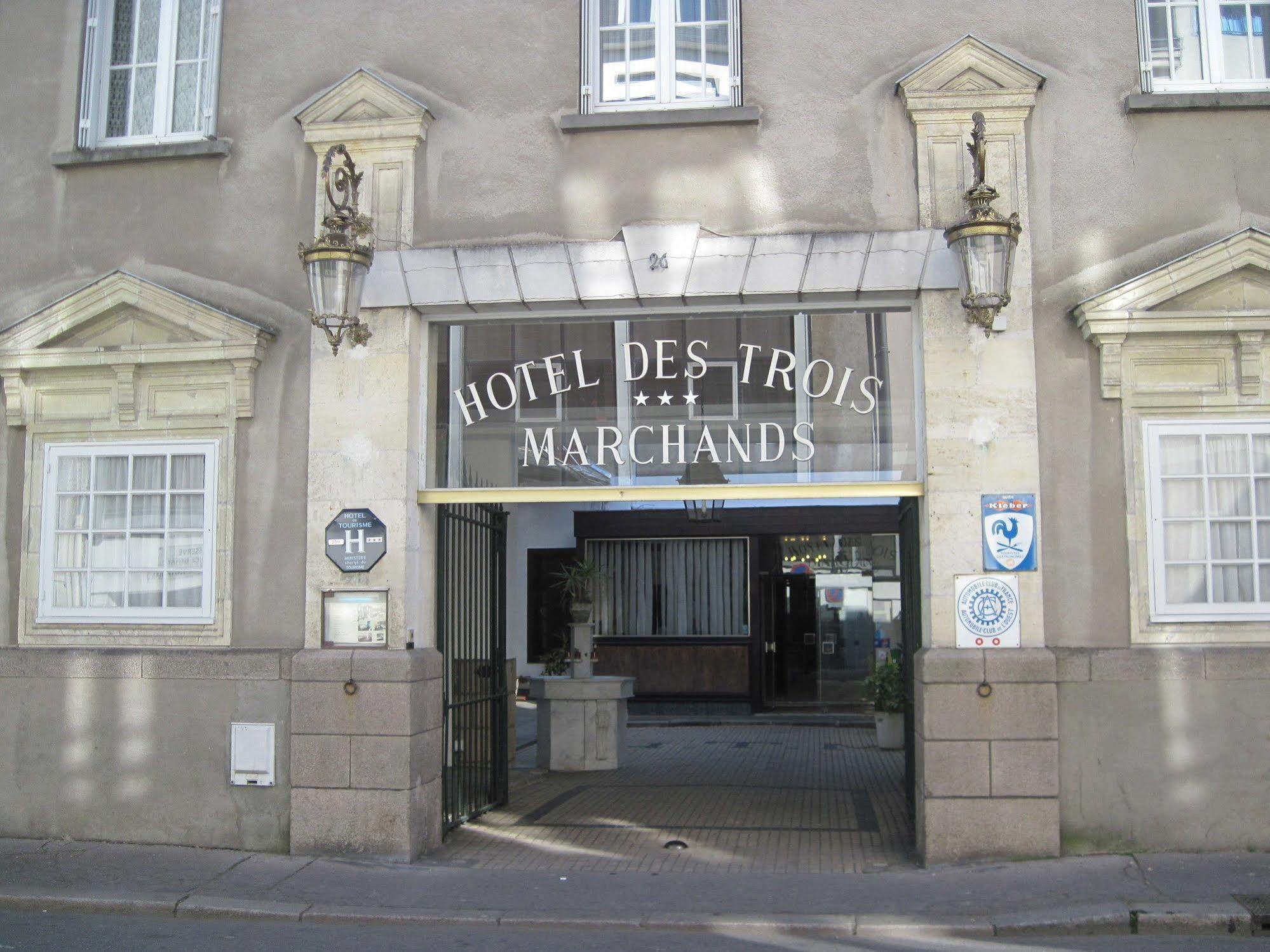Hotel Des 3 Marchands Nantes Exterior photo